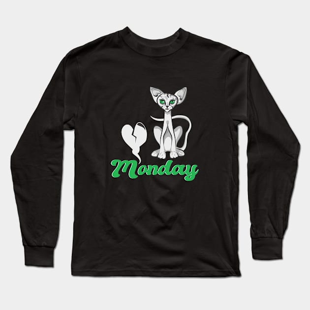 Monday Long Sleeve T-Shirt by Kirilyukdesign